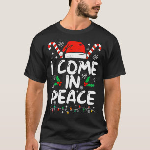 Camiseta Eu Venho Em Paz Casais Correspondentes Chapéu De P