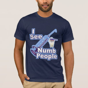 Camiseta Eu ver pessoas insensibilizados