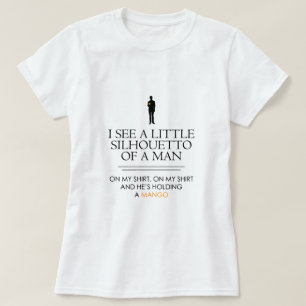 Camiseta Eu ver um Silhouetto pequeno…