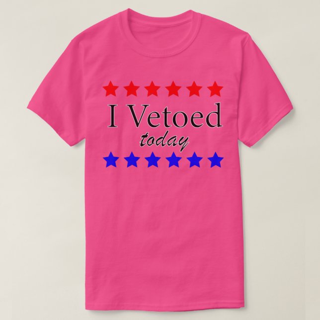 Camiseta Eu vetei hoje a saia (Frente do Design)
