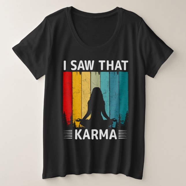 Camiseta Eu Vi Essa Karma (Frente do Design)
