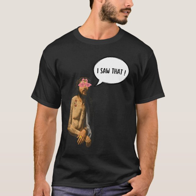 Camiseta Eu vi isso (Frente)