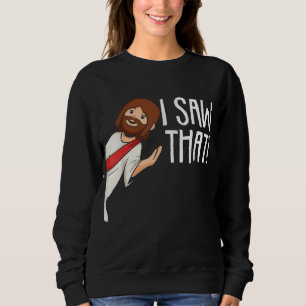 Camiseta Eu Vi Que Jesus De Natal Engraçado Meme Religioso 