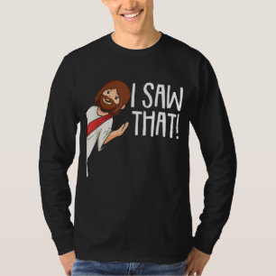 Camiseta Eu Vi Que Jesus De Natal Engraçado Meme Religioso
