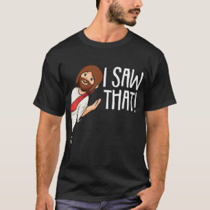 Camiseta Eu Vi Que Jesus De Natal Engraçado Meme Religioso 
