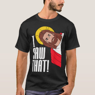 Camiseta Eu Vi Que Jesus Fé Religiosa Cristã Homens Mulhere
