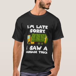 Camiseta Eu Vi Um Caminhão de Lixo Reciclando Lixo