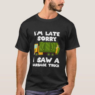 Camiseta Eu Vi Um Caminhão de Lixo Reciclando Lixo