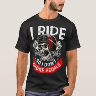 Camiseta Eu viajo para que eu não engasgue Pessoas engraçad