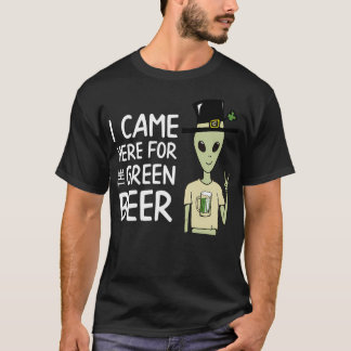 Camiseta Eu Vim Aqui Para A Alienígena De Leprechaun De Cer