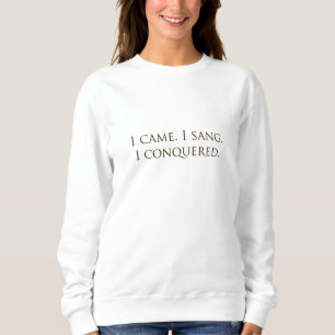 Camiseta "Eu Vim, Cantava, Conquistava" Cantor Vocalista