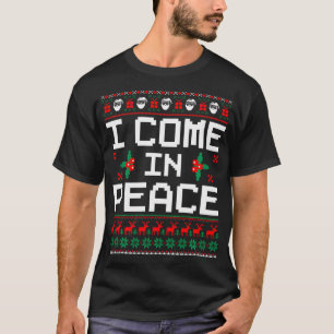 Camiseta Eu Vim Em Casais De Combate À Paz No Natal