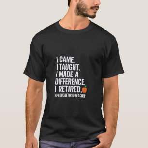 Camiseta Eu Vim Eu Ensinei Eu Fiz a Diferença Orgulhoso Apo