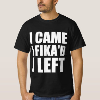 Camiseta Eu vim Eu Fiquei Eu saí