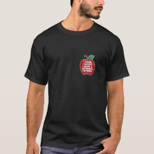 Camiseta Eu vim eu pensei fiz uma diferença Professor Apose