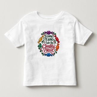 Camiseta Eu Vim, Eu Vi, Eu Comi o Quality Street de Natal