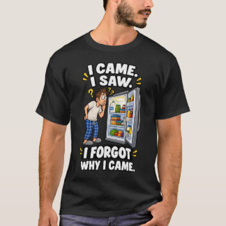 Camiseta Eu Vim Eu Vi Eu Esqueci Por Que Vim