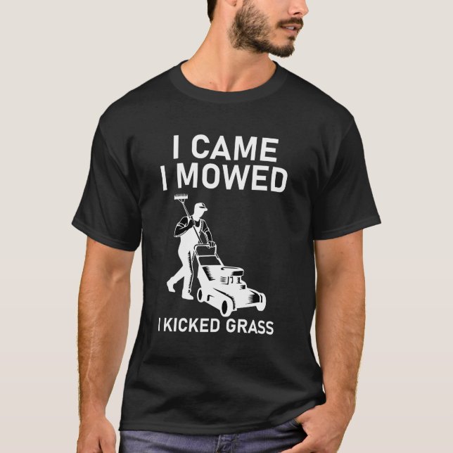 Camiseta Eu Vim Me Sentir Engraçada De Grama (Frente)