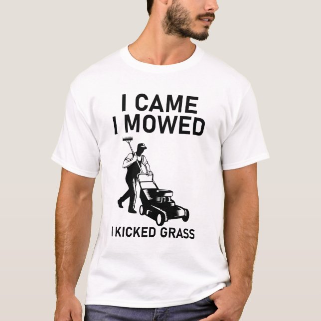 Camiseta Eu Vim Me Sentir Engraçada De Grama (Frente)