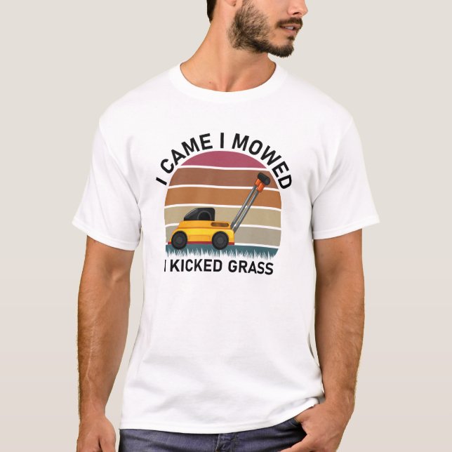 Camiseta Eu Vim Me Sentir Engraçada De Grama (Frente)