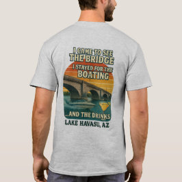 Camiseta Eu vim para a Ponte, fiquei pelas Bebidas