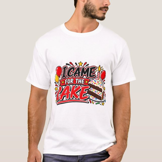 Camiseta Eu Vim Pelo Bolo (Frente)