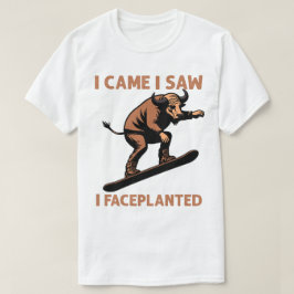 Camiseta Eu vim, vi que eu coloquei no Facebook