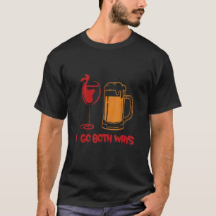Camiseta Eu Virei As Duas Maneiras De Vinho Vermelho Festas
