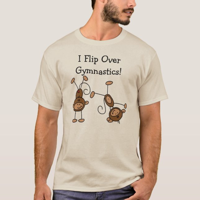 Camiseta Eu Viro Sobre Ginástica (Frente)
