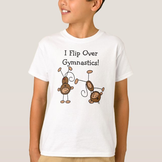 Camiseta Eu Viro Sobre Ginástica (Frente)