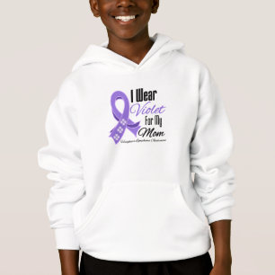 Camiseta Eu visto a mamã do linfoma de Hodgkin violeta