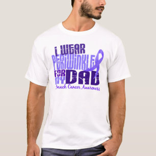 Camiseta Eu visto a pervinca para meu cancer de estômago d