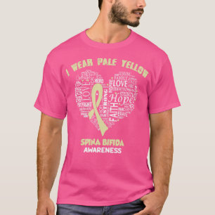 Camiseta Eu Visto Amarelo Pálido Para O Fato De Consciência