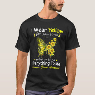 Camiseta Eu visto Amarelo para a consciência Sarcoma Apoio