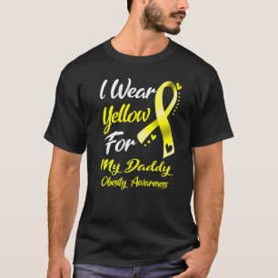 Camiseta Eu Visto Amarelo Para A Minha Consciência Da Obesi
