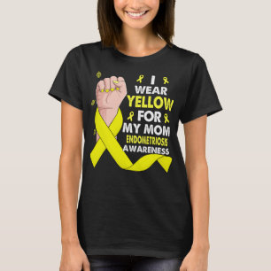 Camiseta Eu Visto Amarelo Para A Minha Mãe ENDOMETRIOSE