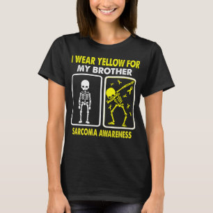 Camiseta Eu Visto Amarelo Para Meu Irmão SARCOMA SENSIBILIZ