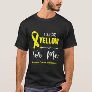 Camiseta Eu Visto Amarelo Para Mim Para A Consciência Do Ca