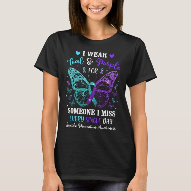 Camiseta Eu Visto Awarenes Para Prevenção Do Suicídio Em Te (Frente)