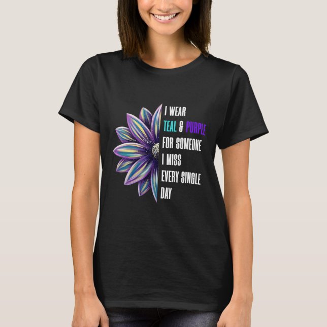 Camiseta Eu Visto Awarenes Para Prevenção Do Suicídio Em Te (Frente)