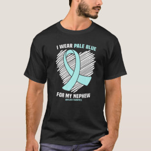 Camiseta Eu Visto Azul Pálido Para Minha Consciência Do Sob