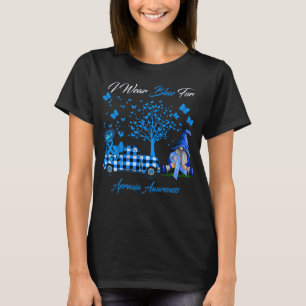 Camiseta Eu Visto Azul Para A Consciência Da Apraxia