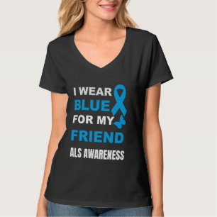 CAMISETA EU VISTO AZUL PARA MEU AMIGO SABER.