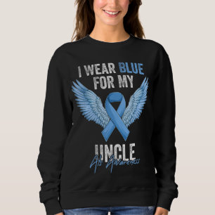 Camiseta Eu Visto Azul Para Meu Tio Als Consciência Angel R