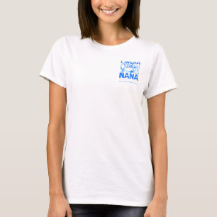 Camiseta Eu Visto Azul Para Minha Consciência Da Diabetes