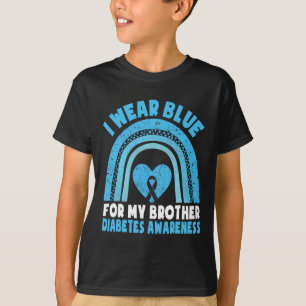 Camiseta Eu Visto Azul Para Minha Consciência Irmão