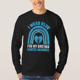 Camiseta Eu Visto Azul Para Minha Consciência Irmão