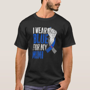 Camiseta Eu Visto Azul Para Minha Fita De Consciência Da Di