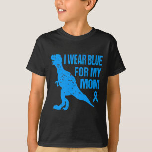 Camiseta Eu Visto Azul Para Minha Mãe Sensibilizar Toddler