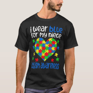 Camiseta Eu Visto Azul para o Atl do Dia da Consciência do